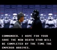 une photo d'Ã©cran de Super Star Wars - Return of the Jedi sur Nintendo Super Nes